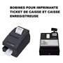 lot de 20 - Bobine Papier Thermique, 80 x 80 x 12 mm, rouleaux thermique 80x80x12 pour ticket de caisse et imprimante de caisse 