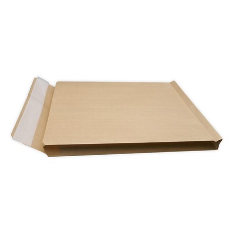 Lot de 50 grandes Pochettes à Soufflet Kraft Armé solide 135 Gr B4-24 : 260 X 330 x 30 mm pour A4