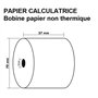 5 Rouleaux de recharge pour calculatrices et caisses enregistreuses à impression NON THERMIQUE papier 1 feuille électrique bobin