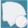 1400 étiquettes autocollantes 105 x 42 mm - 100 feuilles A4 avec 14 étiquettes adresse 105 x 42.3 mm - Pour étiquetage domestiqu