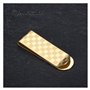 BOBIJOO Jewelry - Pince à billet motif Damier Pavé maçonnique Acier inoxydable doréà l'or fin