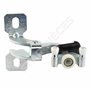 4 roulettes et détrompeur porte latérale compatibles pour Boxer 2, Ducato 2, Jumper 2 (2002-2006) galet de porte coulissante dro