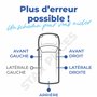 3 serrures de porte compatibles pour Berlingo 1 et Partner 1 (1996-2008) Barillet de porte avec double de clés | 4162Q4 | 9170CX