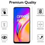 NOVAGO compatible avec Oppo A94 5G - Pack de 2 films en verre trempé ultra résistant anti choc et anti explosion d'écran (Transp