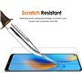 NOVAGO compatible avec Oppo A74(4G)- Pack de 2 films en verre trempé ultra résistant anti choc et anti explosion d'écran (Transp