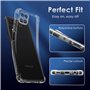 AURSTORE Coque pour Samsung Galaxy A22 4G, Coque Samsung M32 4G, Housse Etui en Transparent Silicone TPU Souple [Bumper avec Coi