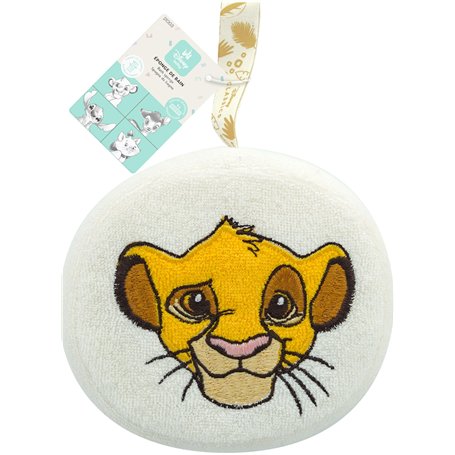 Disney Baby Eponge Bain Enfant Brodée Simba - Accessoire Baignoire
