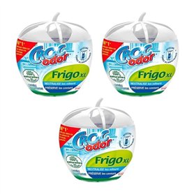 Propre CROC ODOR - Frigo Une Balle - (Lot De 3) - Désodorisant De Réfrigérateur Transparent Blanc - 7 Semaines