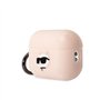Karl Lagerfeld Silicone NFT Choupette Head 3D Coque AirPods Pro 2, Rose