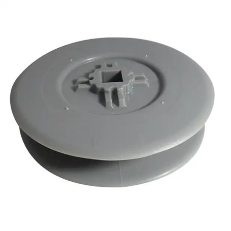 cyclingcolors Poulie de guidage volet roulant sangle 12 à 15mm sortie carrée 10mm en plastique gris à clipser Store Cordon