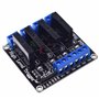 PIRABADI Module Relais 5V 4 CANAUX Canal OPTOCOUPLEURS Low Compatible avec ARDUINO RASP...