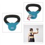 UPFIT - Haltère 2kg, kettlebell - A l'unité - Prise en main facile et confortable - Forme étudiée afin de pouvoir faire différen