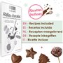 ScrapCooking - Atelier Chocolat - Appareil Fondue à Chocolat avec Accessoires - Coffret 33 Éléments pour Fabrication Chocolats M