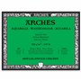 ARCHES Aquarelle - Bloc 20 feuilles 23x31 collé 4 côtés - 300g/m² - grain fin
