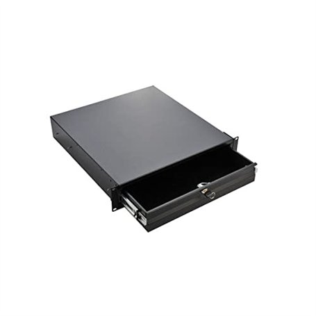 KIMEX - Accessoire Rack et Baie de Brassage 19" - Tiroir de Rangement à clé - Hauteur 2U - 110-0189