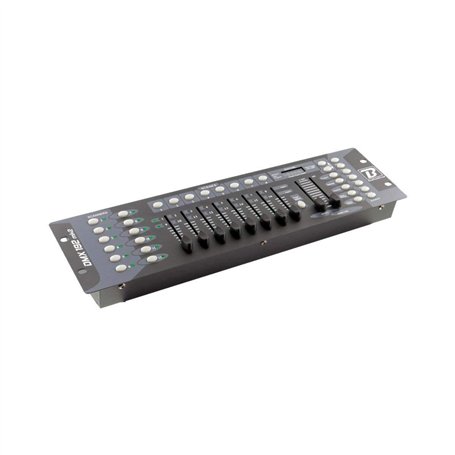 BoomToneDJ DMX 192 mk2 Contrôleur DMX 512 professionnel Console 192 canaux. 23 banques de 8 scènes programmables. Contrôle jeux
