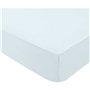 Drap housse - DOMIVA - 60 x 120 cm - Jersey - Light blue