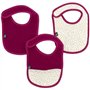 Lot x3 bavoirs - DOMIVA - 6-12 mois - Gaze de coton - Grenadine