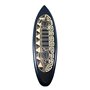 Planche de Surf décorative en Bois Motif Tortues 50cm