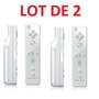2 X Télécommande Wiimote pour Nintendo Wii et Wii U - Blanc