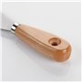 PARENCE.- Lot de 3 Spatules de Bricolage – Acier au Carbone et Manche en Bois | Spatules pour Enduit, Plâtre, Lissage et Décapag