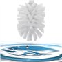 PARENCE.- Brosse WC Classique - Brosse Toilette sans Support, Facile à Ranger, Utilisation Quotidienne - 33,5cm
