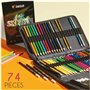 Malette Dessin avec 24 Crayons Aquarelle