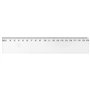 WONDAY Règle Plate Antitache Graduée Plastique 20 cm Transparent