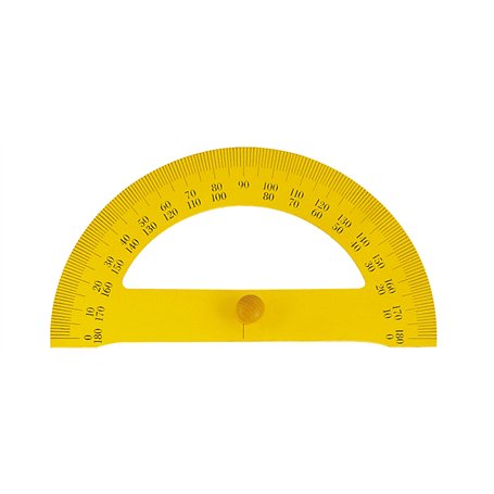 WONDAY - Rapporteur demi-cercle en Bois Laqué pour Tableau d'Ecole Magnétique