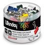 WONDAY - Boite de 40 Pinces Double-Clip 19 mm Couleurs assorties