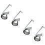 4X CLIP A RESSORT EASY POUR PLINTHE EPAISSEUR 15MM A 22MM MEUBLE SOL CUISINE SALLE DE BAIN VASQUE