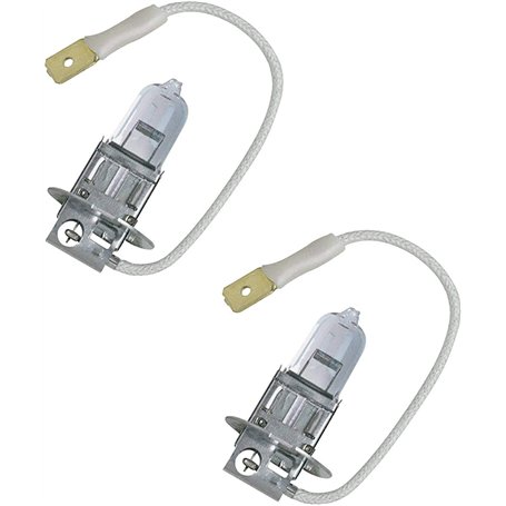 cyclingcolors 2x AMPOULE 12V 35W NORME H3 CULOT PK22S AUTO MOTO SCOOTER PROJECTEUR LAMPE FEU AVANT PHARE