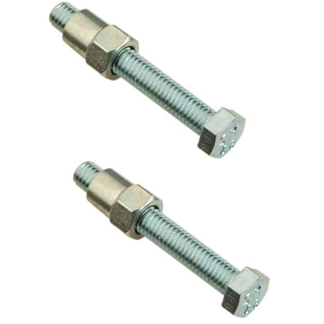 2x TENDEUR DE CHAINE MOBYLETTE MBK 41 51 DIAMETRE M5 x 0.8 CYCLOMOTEUR VIS ECROU