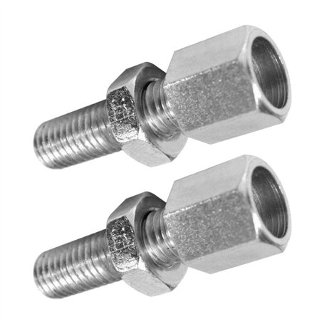 cyclingcolors 2x VIS CREUSE DE REGLAGE M8x40mm POIGNEE DE FREIN EMBRAYAGE CYCLO MOTO MOTOCULTURE