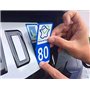 HADEXIA Autocollant Stickers Plaque d'immatriculation Auto Voiture 64 Pays Basque