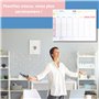 Bloc programme semaine 7 jours - planner A4 pour travail, étude ou organisation familiale. Semainier A4 -Organisateur tableau co