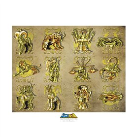ABYSTYLE - SAINT SEIYA - Collector Artprint Gold Clothes (50x40)