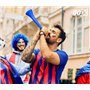 Grande Trompette Vuvuzela France de 59 cm Puissance Bleu Blanc Rouge. Accessoire pour Le Football et Les Célébrations Sportives.