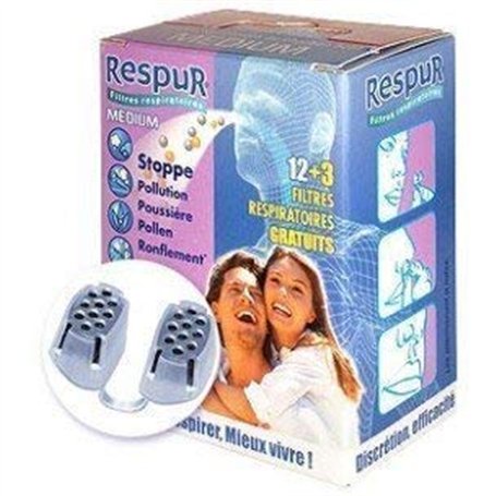 Respur filtres de protection respiratoires nasal moyen (boite de 15)