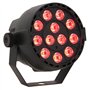 Ibiza - Pack de 8 Projecteurs ParLEDS PAR-MINI-RGB3 12x3W RGB 3-en-1 DMX Télécommande - Soirée Fête DJ Animation Prestation Écla