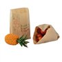 Emballage garrigou 1000 sacs primeur fruits et légumes papier kraft alimentaire 1kg 170x260+60 m/m
