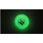 Cendrier phosphorescent Jeffriz lumineux en silicone souple incassable fluorescent rond fluo brille dans le noir