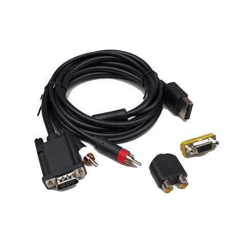 Link-e : Cable VGA haute definition compatible avec la console SEGA Dreamcast (audio/video