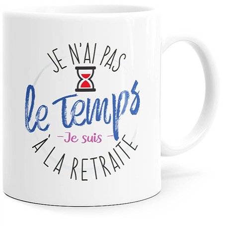 Luigi Collection Mug Humour Retraite Tasse Message Drôle Collègue. Idée Cadeau Original pour Départ en Retraite Retraité Travail