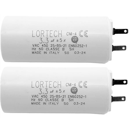 Lot de 2 condensateurs 3