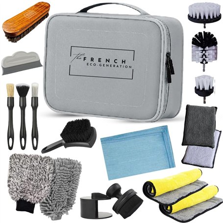 Kit nettoyage voiture professionnel Brosse nettoyage perceuse voiture sans fil lavage voiture professionnel detailing auto moto