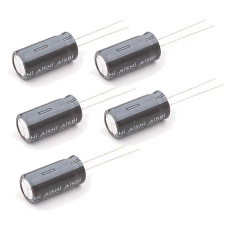 Condensateur Electrolytique radial 1000µF/25V - 105°C (5 Pièces)
