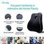 Coussin Lombaire Ergonomique - Support Dorsal en Mousse à Mémoire de Forme Soulage Les Douleurs Lombaires - Coussin pour Le Dos 
