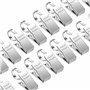 CZ Store®-✮Marque Française✮- Pince Rideau|Lot de 50|✮✮Garantie A Vie✮✮-Clip pour Rideau de Douche/Anneau Crochet/Guirlande/Trin