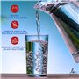 LE CHARBON ACTIF FRANCAIS - 6 mois d’eau filtrée - 1 bâton filtre à eau Charbon actif végétal français - filtre 1L d’eau - Natur